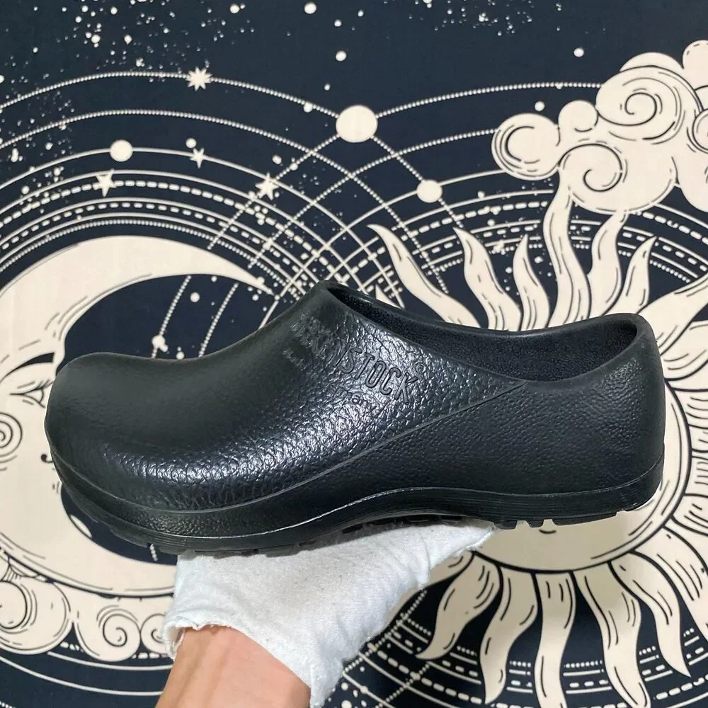 Birkenstock Profi-Birki 1027182 Clog Shoe Unisex W9/M7 Black Polyurethane Casual